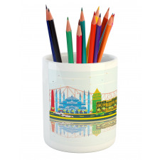 Cultural Landmarks Pencil Pen Holder