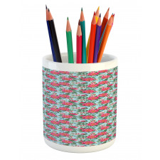 Spring Season Composition Pencil Pen Holder