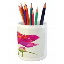 Flower and Vibrant Petals Pencil Pen Holder