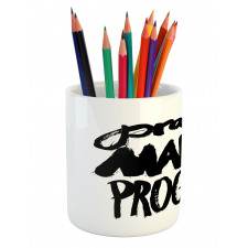 Practice Makes Progress Pencil Pen Holder