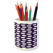 Raining Cumulus Clouds Pencil Pen Holder