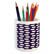 Raining Cumulus Clouds Pencil Pen Holder