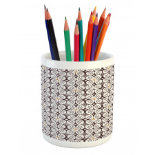 Doodle Jasmine Petals Pencil Pen Holder