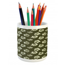 Summer Garden Theme Pencil Pen Holder