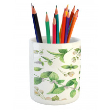 Springtime Floral Buds Pencil Pen Holder