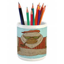 Melancholic Yeti Pipe Pencil Pen Holder