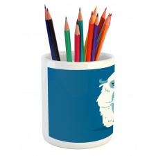 Yeti Coffee Cup Winter Pencil Pen Holder