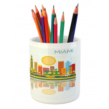 American City Skyline Pencil Pen Holder