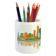 American City Skyline Pencil Pen Holder