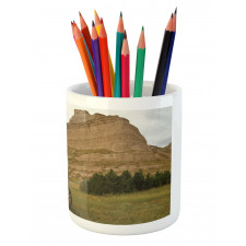 Old Wagon Rural Land Pencil Pen Holder