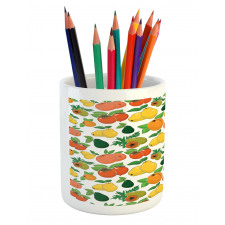 Fresh Fruits Colorful Pencil Pen Holder