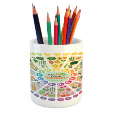 Vitamin Food Sources Pencil Pen Holder