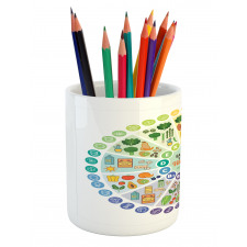 Vitamin Food Sources Pencil Pen Holder