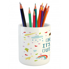 Summer Joke Colorful Pencil Pen Holder