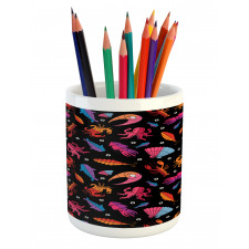 Wildlife Creatures Pencil Pen Holder