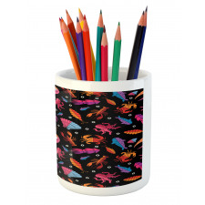 Wildlife Creatures Pencil Pen Holder