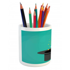 Magician Spell Black Hat Pencil Pen Holder