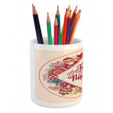 Feliz Navidad Christmas Pencil Pen Holder