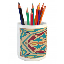 Azulejo Talavera Pencil Pen Holder