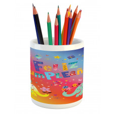 Feliz Cumpleanos Party Pencil Pen Holder