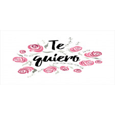 Te Quiero Rose Flower Pencil Pen Holder