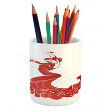 European Folklore Ethnic Pencil Pen Holder