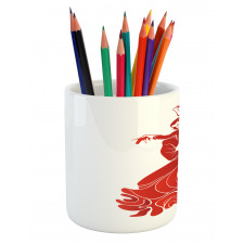 European Folklore Ethnic Pencil Pen Holder