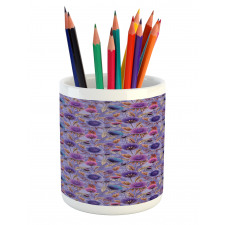 Ornamental Spring Garden Pencil Pen Holder