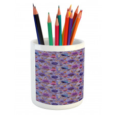 Ornamental Spring Garden Pencil Pen Holder