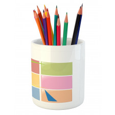 Abstract Athlete Pencil Pen Holder
