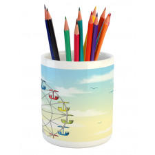 Colorful Cars Sky Pencil Pen Holder