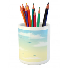 Colorful Cars Sky Pencil Pen Holder