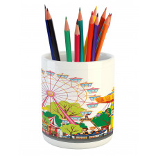 Carnival Tents Pencil Pen Holder