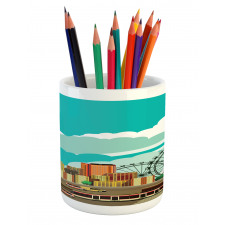 Downtown Panaroma Pencil Pen Holder