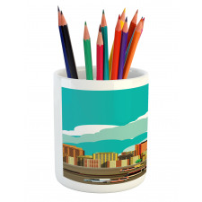 Downtown Panaroma Pencil Pen Holder