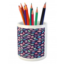 Precious Gemstones Pencil Pen Holder