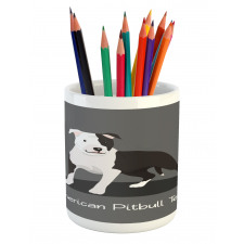 American Cartoon Terrier Pencil Pen Holder