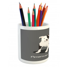 American Cartoon Terrier Pencil Pen Holder