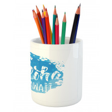 Abstract Buds and Blossoms Pencil Pen Holder