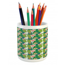 Banana Leaves Hawaii Pencil Pen Holder