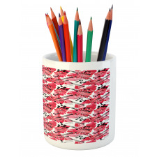 Flower of Hawaiian Jungles Pencil Pen Holder