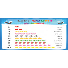 Count to Ten Learning Pencil Pen Holder