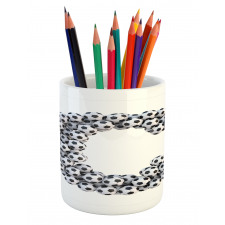 Alphabet Sign Design Pencil Pen Holder