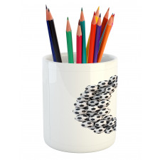 Alphabet Sign Design Pencil Pen Holder