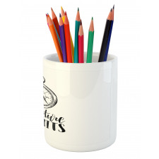 Marine Life Phrase Pencil Pen Holder