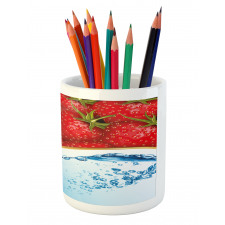 Summer Fruit and Water Pencil Pen Holder