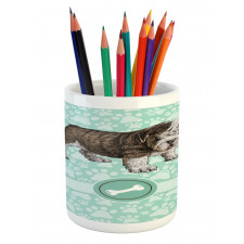 Detailed Pet Animal Pencil Pen Holder