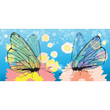 Butterflies on Flowers Pencil Pen Holder