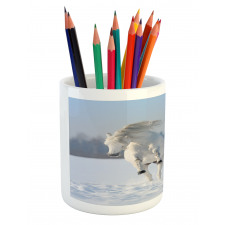 Purebred Horses Wild Pencil Pen Holder