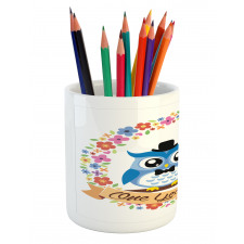 Year Lovers Owls Pencil Pen Holder